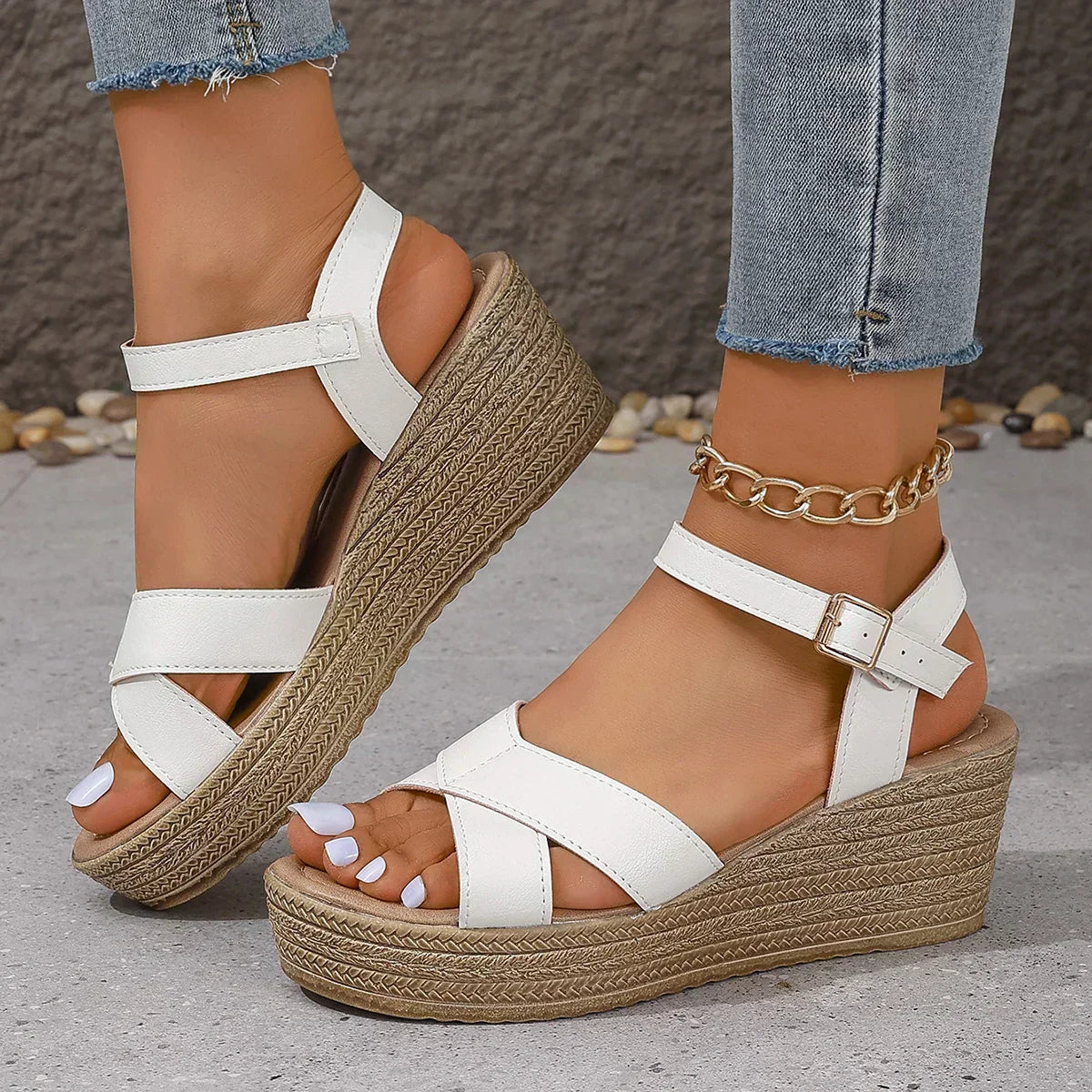 Iselle | Sandalias con cuña