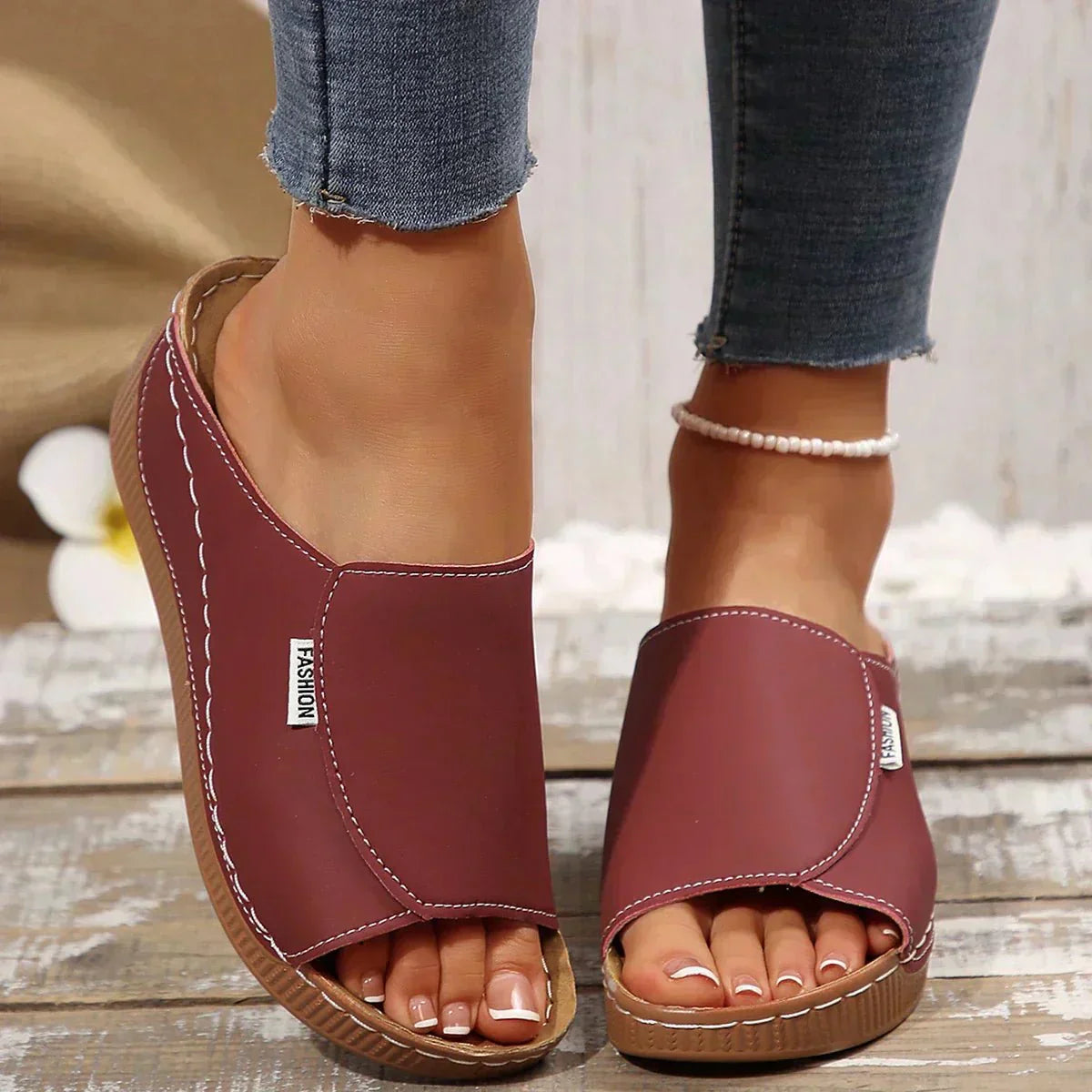 Elvoria | Sandalias Slip-On