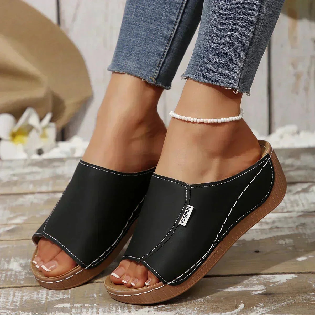 Elvoria | Sandalias Slip-On