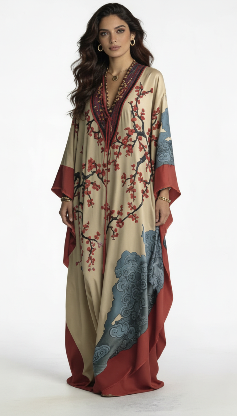 Lisa | Vestido Japonés Kaftán