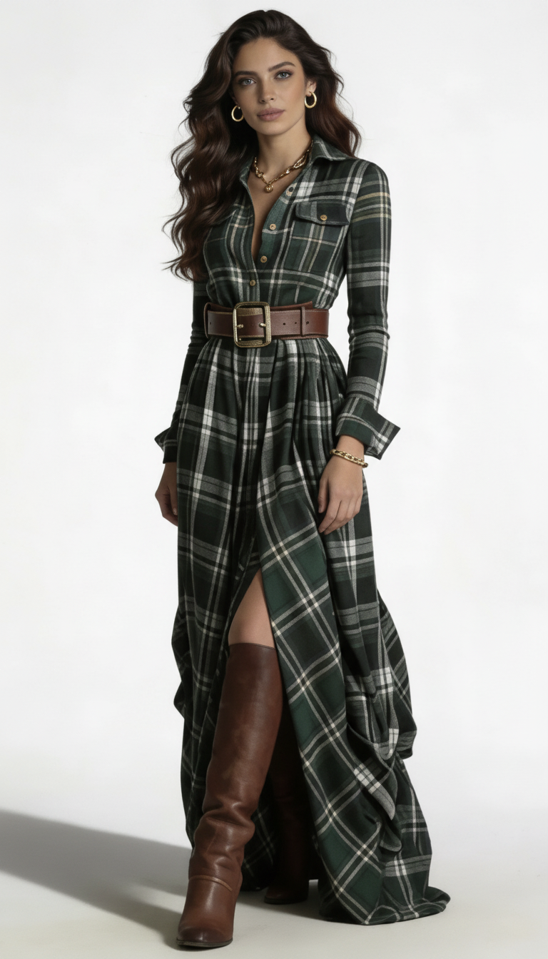 Kiara | Vestido Escocés