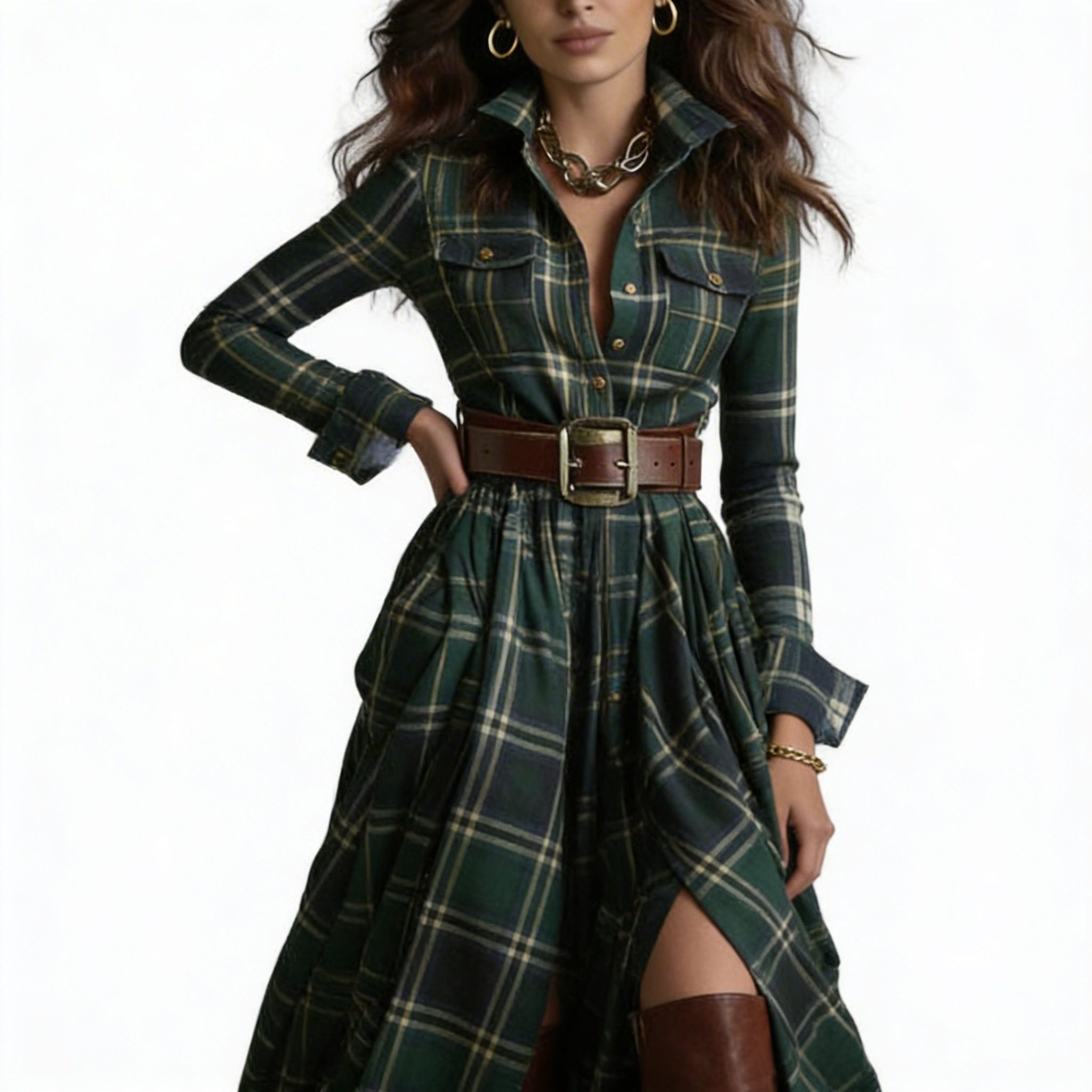 Kiara | Vestido Escocés