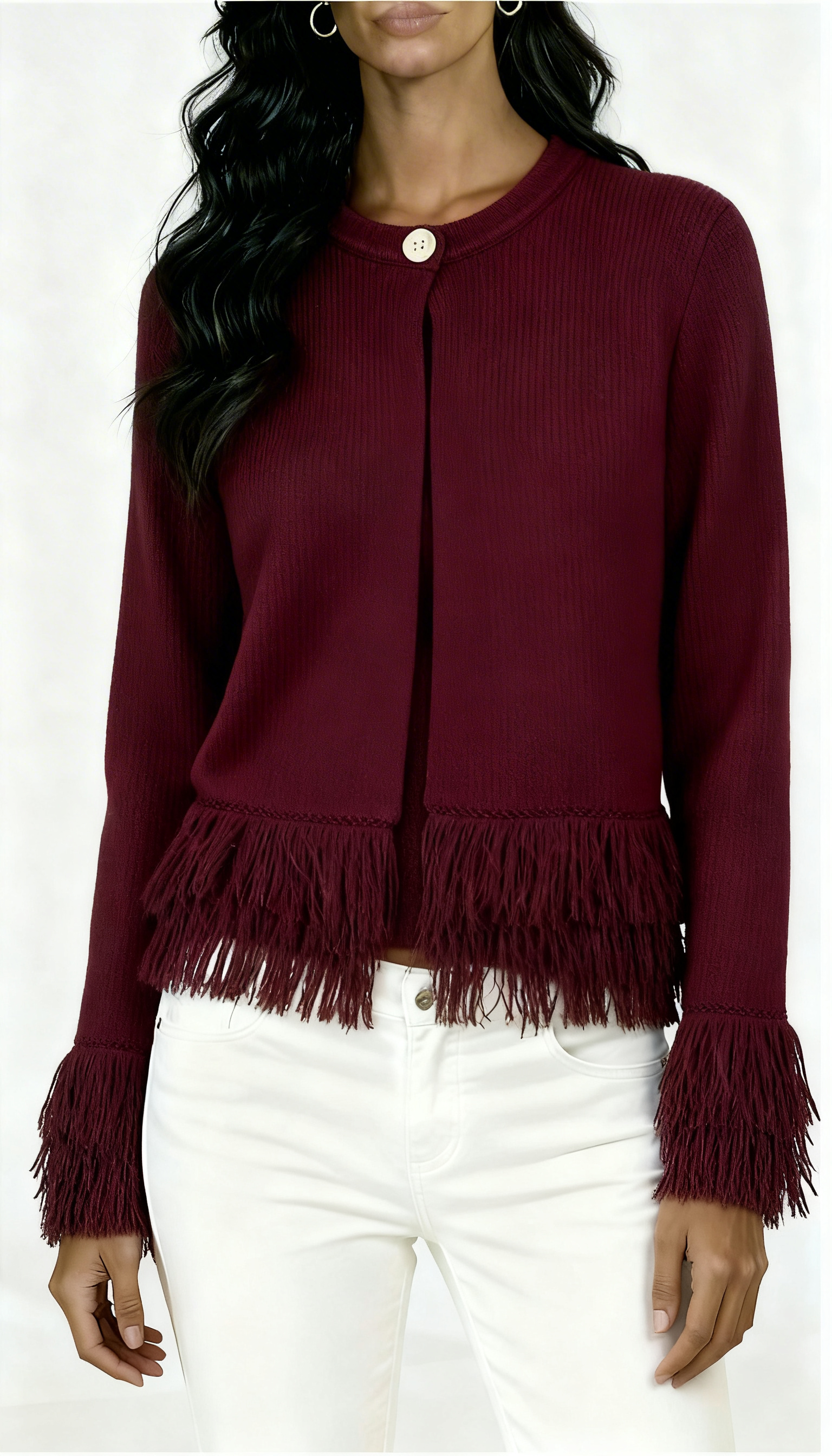 Lúa | Chaqueta de flecos