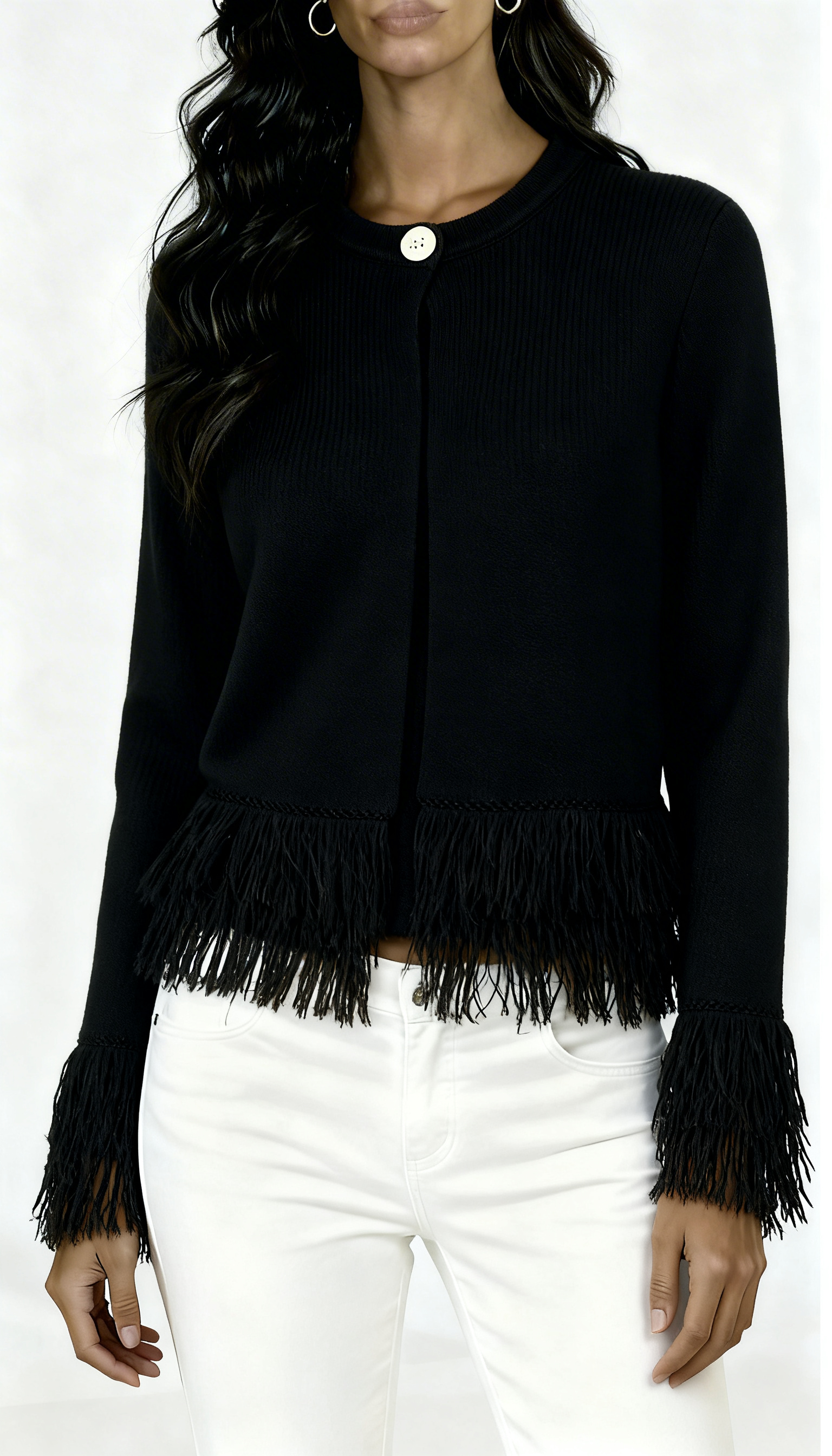 Lúa | Chaqueta de flecos